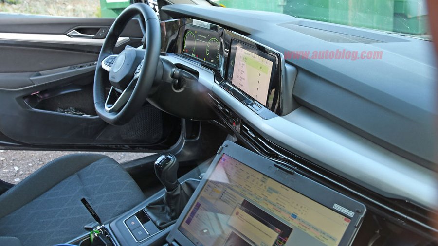VW Golf 8: Here's the first look at its minimalistic interior