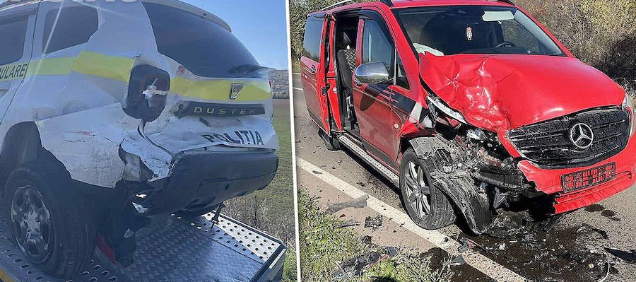 Полицейский пострадал в ДТП вблизи Костешт