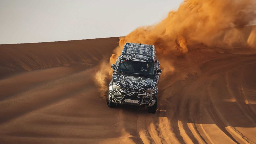 Land Rover And Red Cross Tested 2020 Defender In The Desert