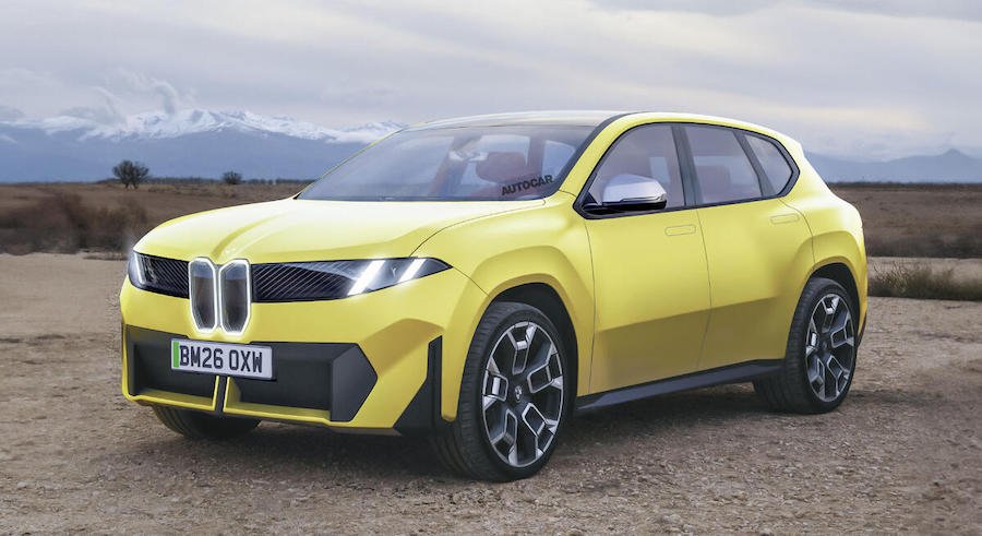 BMW iX3 render by Autocar