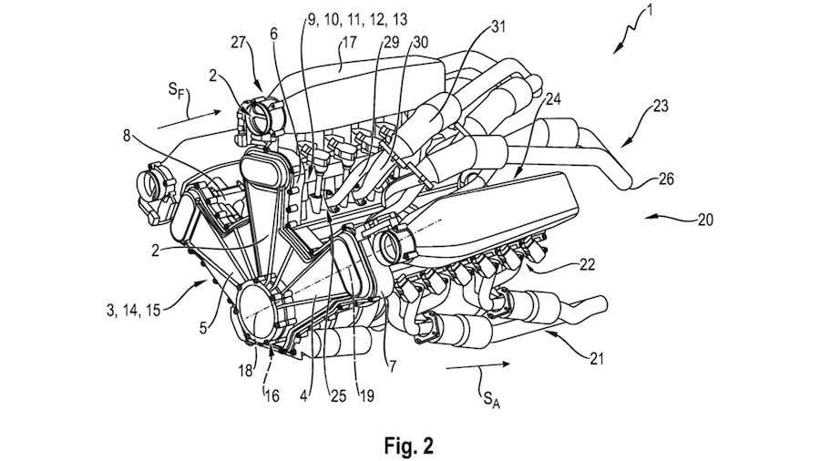 Porsche Working on Radical New W18 Engine With Three Banks of Cylinders