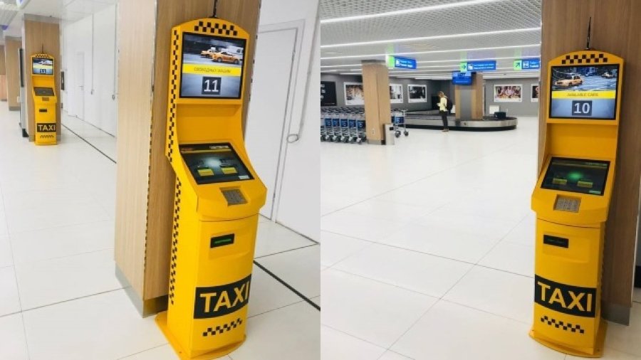 Regim de testare: Terminale de comandă electronică a taxiurilor au fost instalate în Aeroportul Chișinău