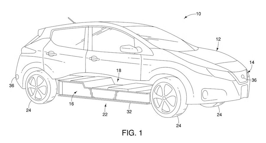 Nissan's Active Engine Mounts For EV Batteri