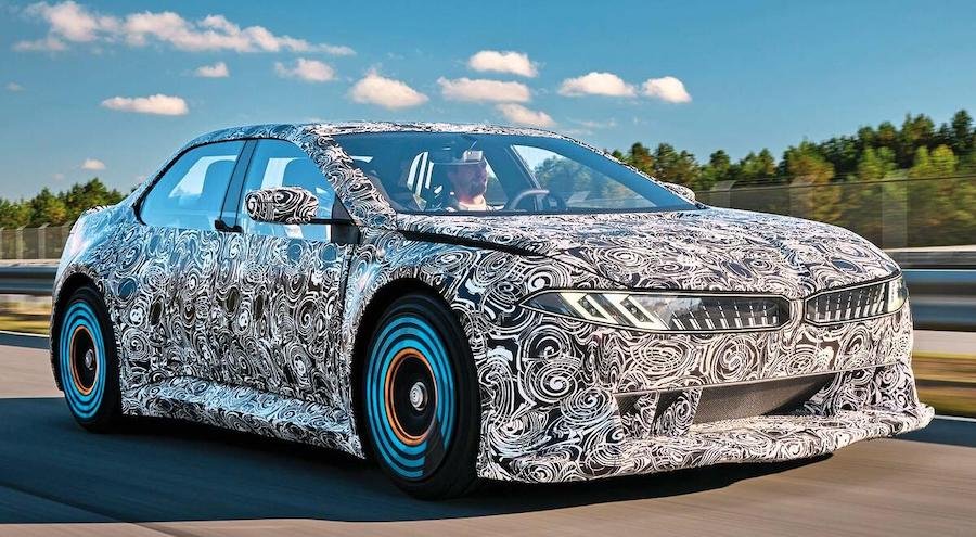BMW Vision Driving Experience is a radical quad-motor test mule