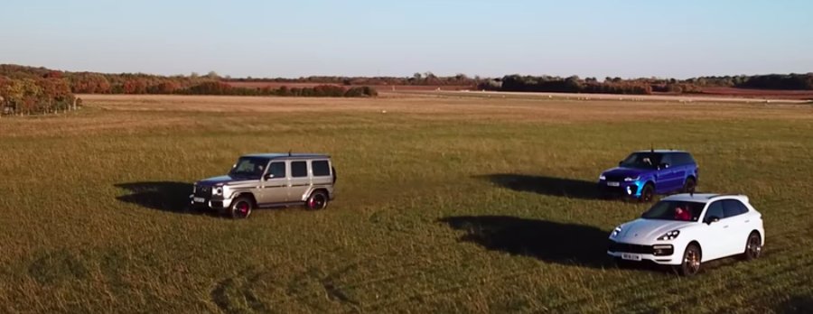 G63 Vs. Cayenne Turbo Off-Road Drag Race Is A Photo Finish