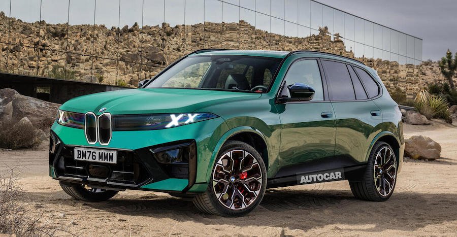 BMW iX5 render by Autocar