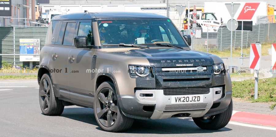 Land Rover Defender V8 Spy Photos Hide Only The Mystery Engine