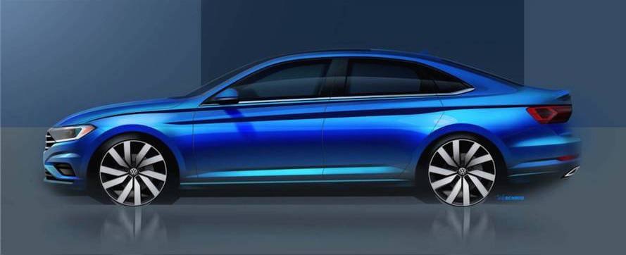 VW reveals new 2019 Jetta details and sketches