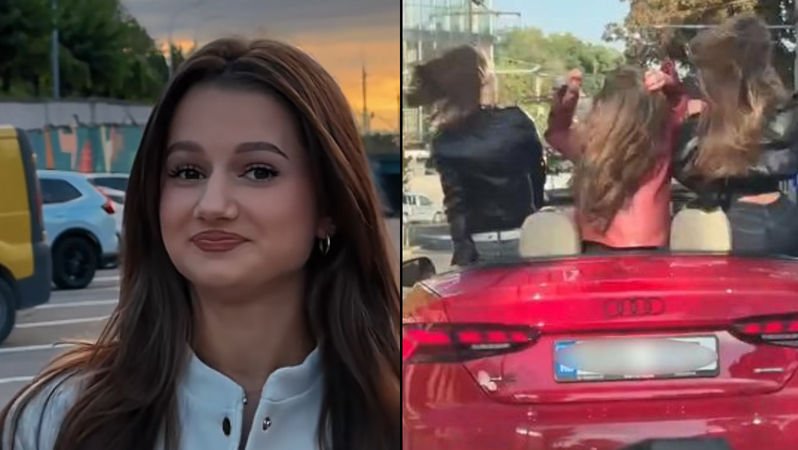 Reacția tinerei din Audi decapotabil: Nicio amendă nu mă oprește să fiu „om uspeșnîi”