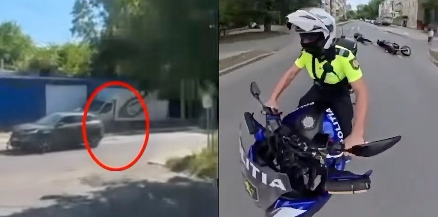 Cu motocicletele direct la spital: Două urmăriri ca în filme pe străzile din Chișinău