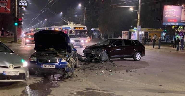 Grav accident în sectorul Buiucani al capitalei