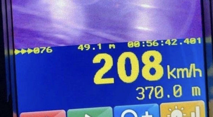 Record de 208 km/h printr-un sat, surprins de radarul poliţiei din Moldova astă noapte