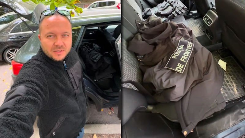 Uniformă IGPF, uitată într-o mașină închiriată? Ce s-a întâmplat de fapt