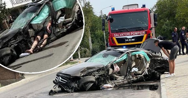 Появилось видео жуткой аварии грузовика и легковушки в Дурлештах